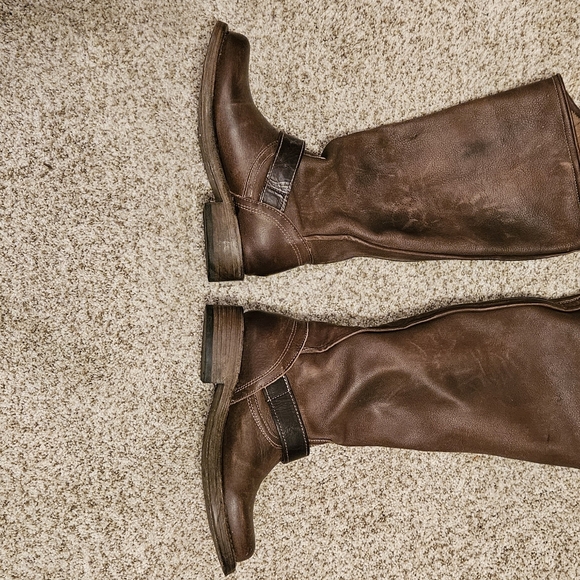 Freebirds handmade knee high boots - Picture 4 of 8